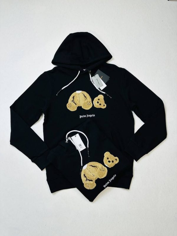 Palm Angels Kill Bear Hoodie For Men's in Black Color