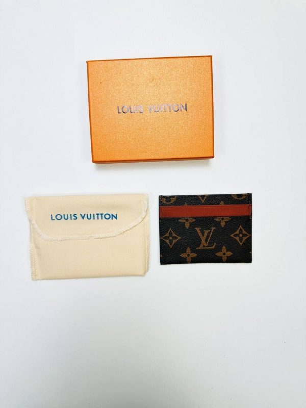 Louis Vuitton Men's LV Monogram Card Holders Replica Sale UK	Men First Copy Designer Card Holder Man Cheap Price Fakes Reps 1st Copies Luxury Leather Case 1:1 Fake Rep Brand Logo 1 to 1 Boys Cards Cases AAA Duplicate Original Brown