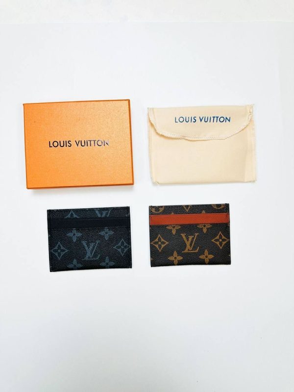 Louis Vuitton Men's LV Monogram Card Holders Replica Sale UK	Men First Copy Designer Card Holder Man Cheap Price Fakes Reps 1st Copies Luxury Leather Case 1:1 Fake Rep Brand Logo 1 to 1 Boys Cards Cases AAA Duplicate Original Black Brown