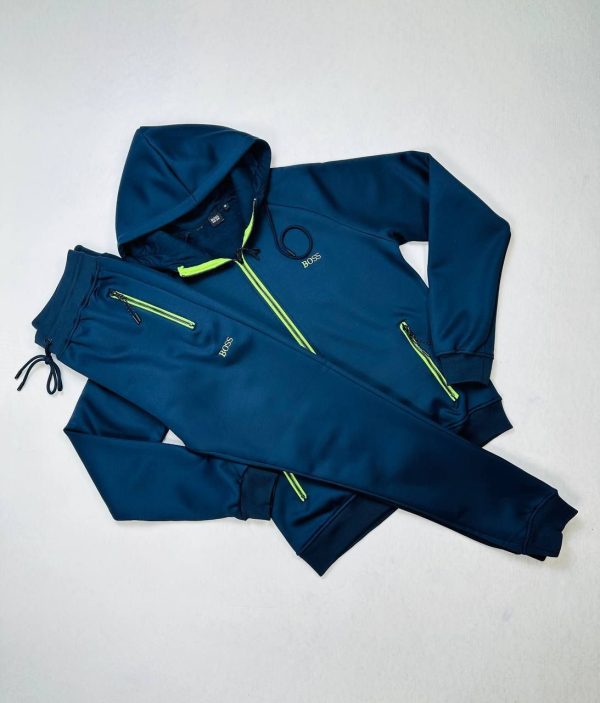 Hugo Boss Full Zip Tracksuits For Men's in 3 Different Colors