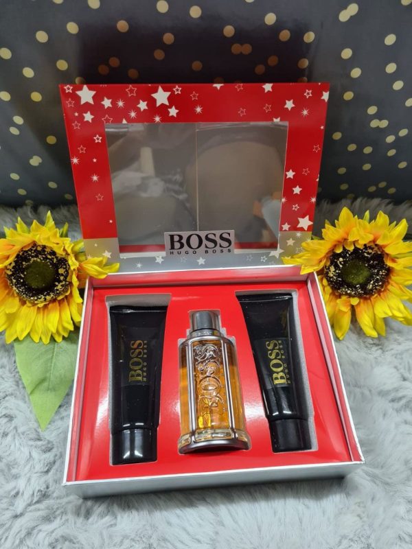 Hugo Boss 3pc Boss The Scent by Gift Set EDT Men's