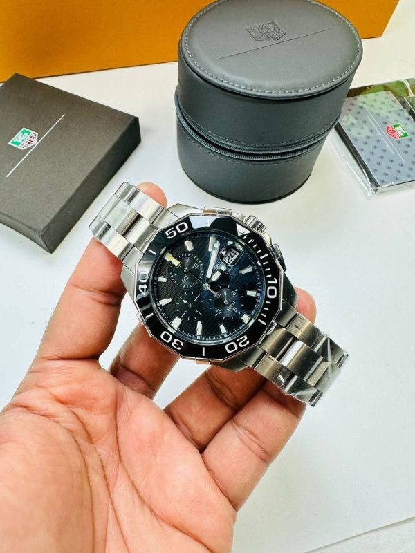 TAG HEUER Aquaracer 300M Calibre 16 Chronograph Black Dial Men's Watch