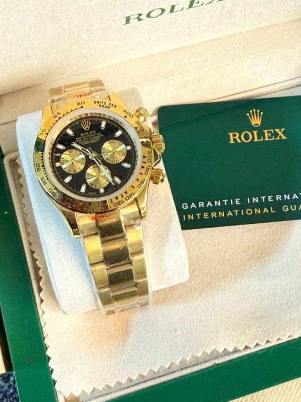 Rolex Cosmograph Daytona Men's Watch in Black Dial