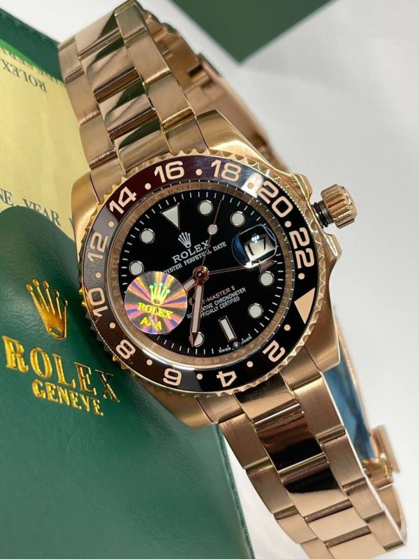 Rolex GMT-Master II Rootbeer Rose Gold Men's Watch