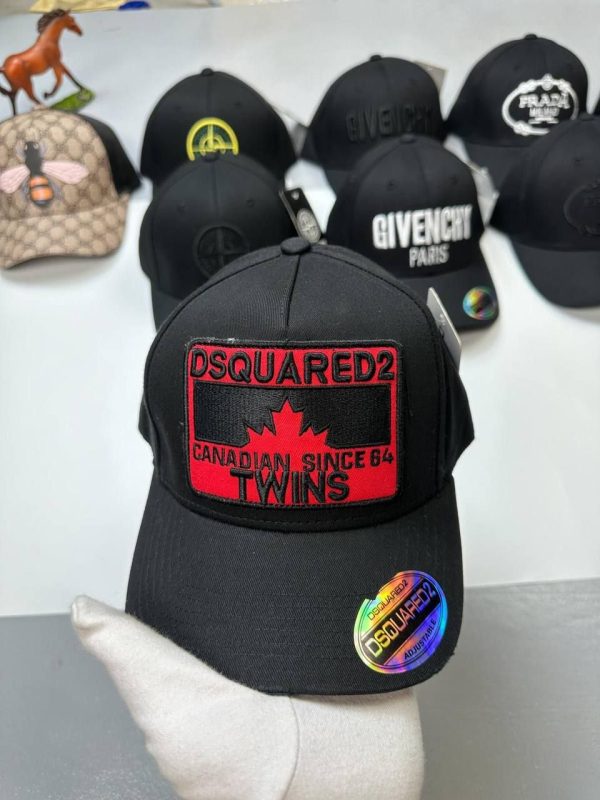DSQUARED2 Canadian Twins Patch Logo Baseball Cap