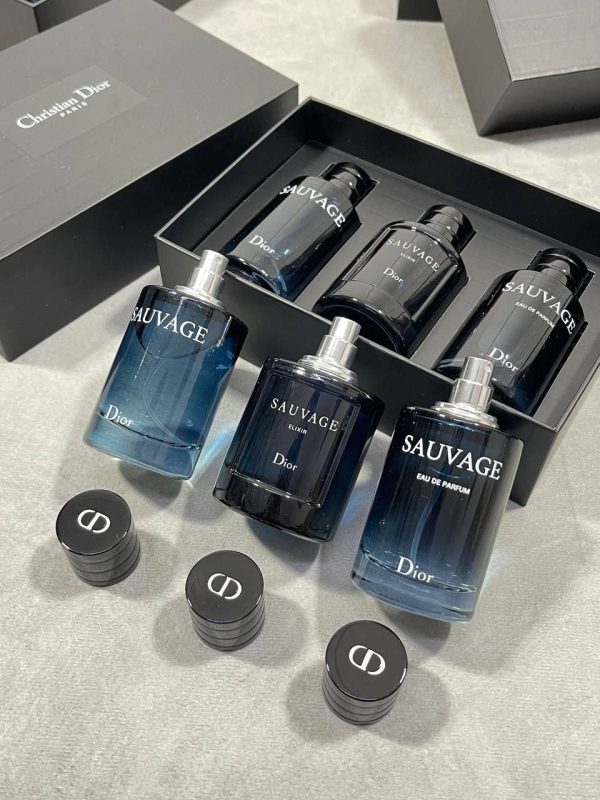 SAUVAGE DIOR 3 in 1 Perfume Kit For Men's