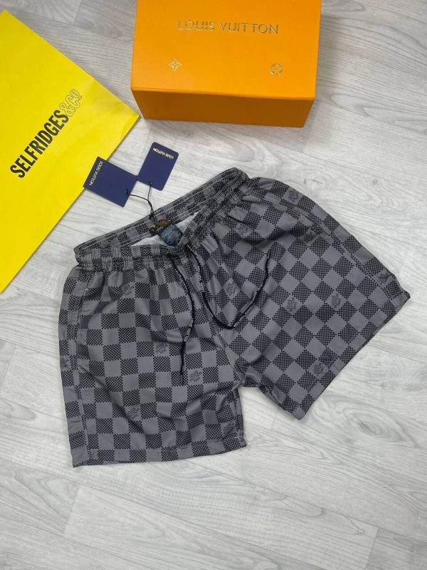 Louis Vuitton Men's Checked Swim Shorts