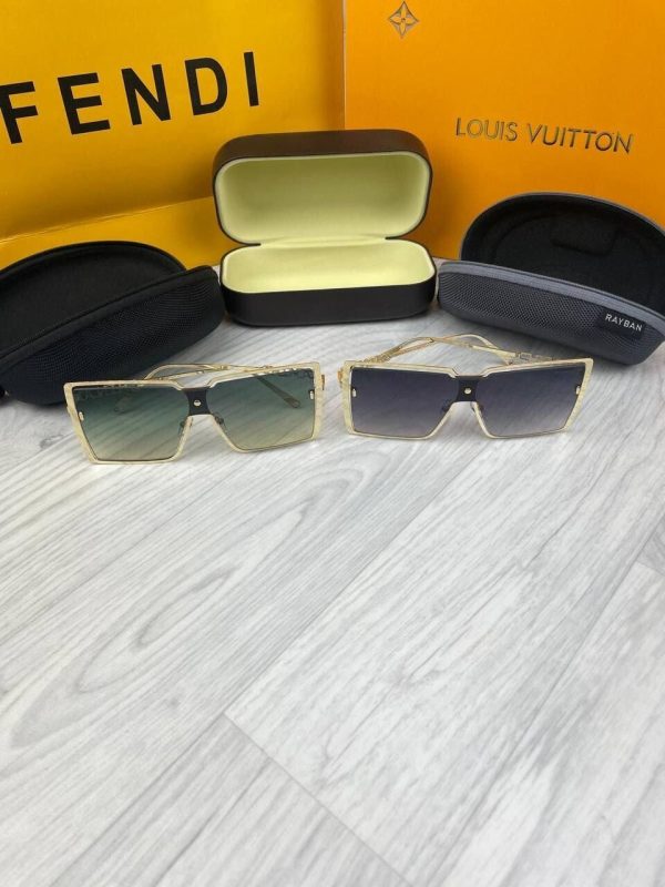 Chanel Men's Women's Square Frame Pale Purple Green Replica Sunglass Men Women Cheap Vintage Eyewear Rep Outdoor Lens First Copy Beach Polarized Frames Unisex Sunglasses Fake Reps UV Protected Sale UK