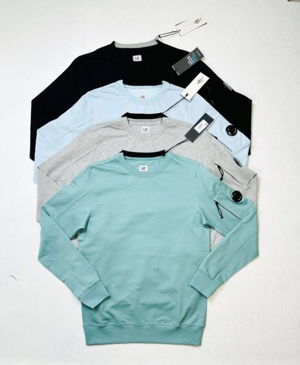 C.P. Company Long Sleeve Crew Neck Jumpers For Men's in Different Colors