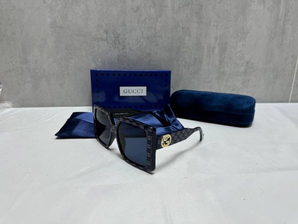 Gucci Men's Women's Black Square Frame Rep Sunglasses Sale UK	Man Woman First Copy Replica AAA Cheap Price Sunglass Trendy Fashion Eyewear GG Brand Logo UV Protected Glasses Fake Reps 1st Copies Original Luxury