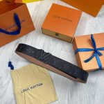 Louis Vuitton Men's Women's Graphite Leather Belt AAA Sale UK	Man Woman Fake Reps Belts Men Women Cheap Price First Copy Fakes Rep Luxury 1st Copies Replica 1:1 LV Brand Logo Designer Buckle 1 to 1 Original Duplicate Premium Black