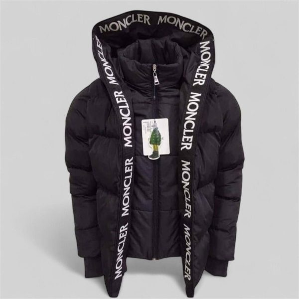 Moncler Puffer Down Men's Jacket in Black Color