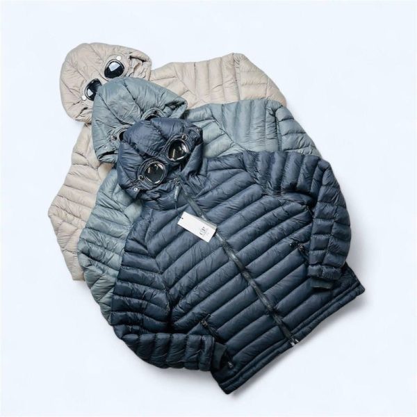 C.P Company D.D. Shell Goggle Down Jacket For Men's in 3 Colors