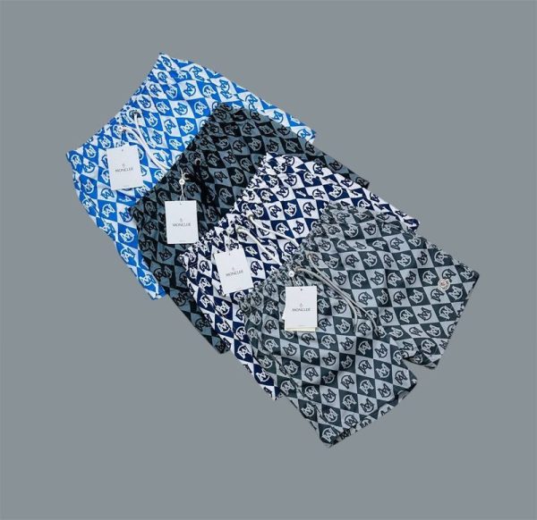 Moncler Logo Printed Swim Shorts For Men's in Different Colors