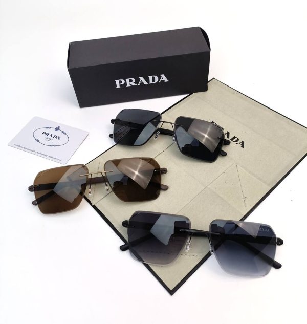 Prada Square Wire-Rimmed Sunglasses in Different Colors