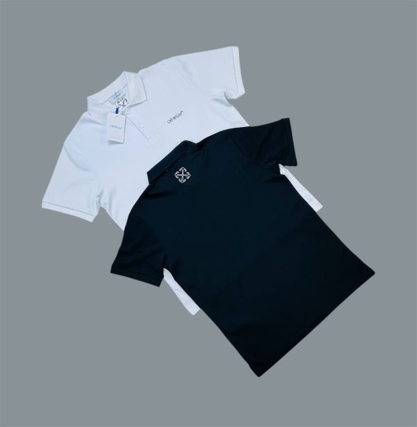 Off-White Logo Printed Polo Shirts For Men's in Different Colors