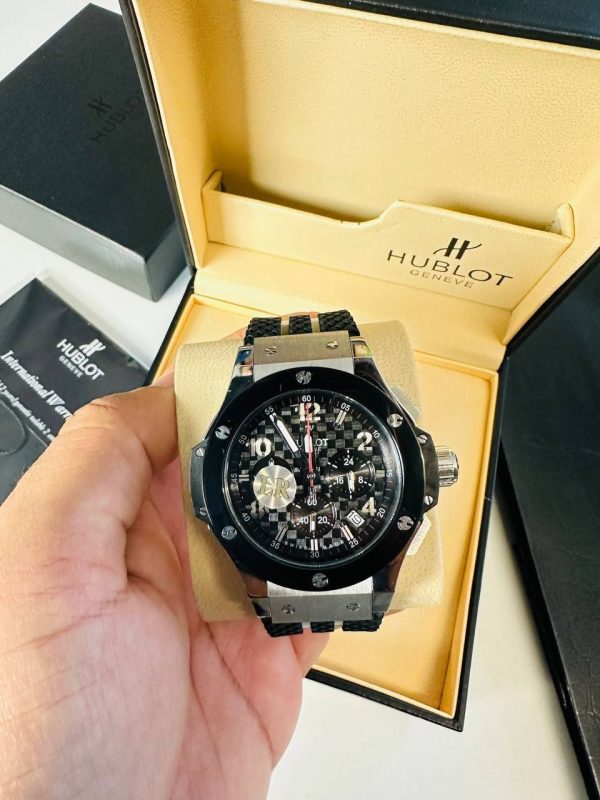 Hublot Watches Big Bang Automatic in Black Dial For Men's