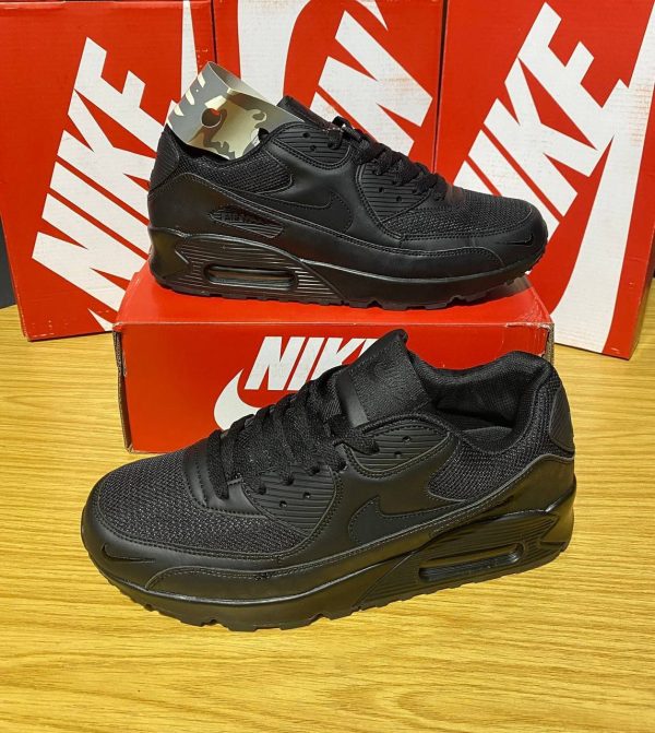 Nike Air Max 90 Recraft Triple Black Men Sneakers UK For Men's
