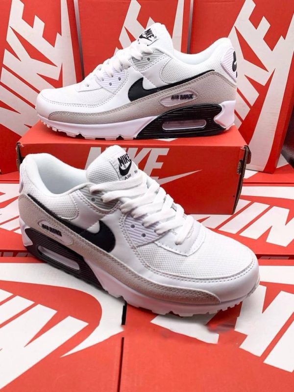 Nike Air Max 90 White Sail Vast Grey Baroque Brown Sneaker For Womens