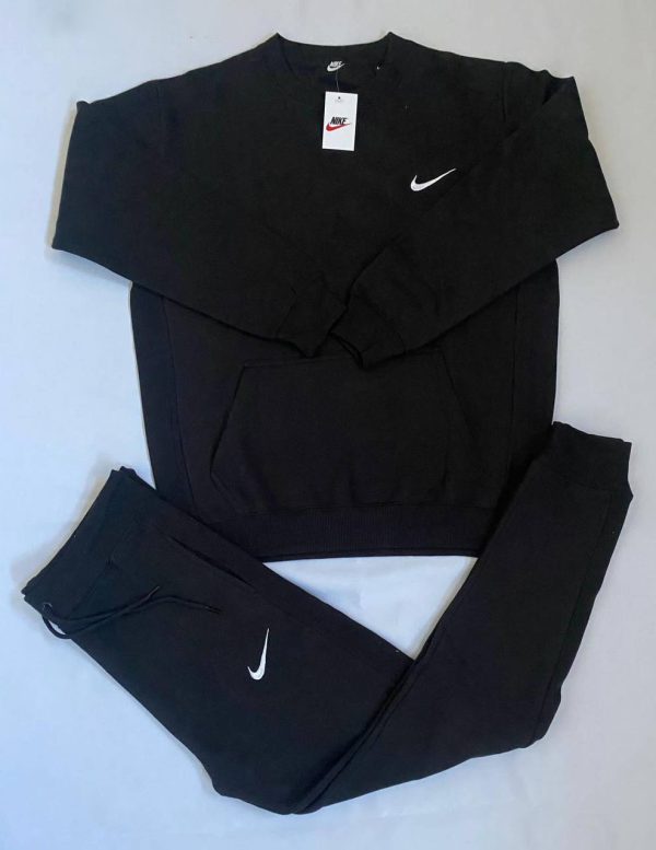 Nike Solo Swoosh Men's Fleece Crew Tracksuits in 3 Colors