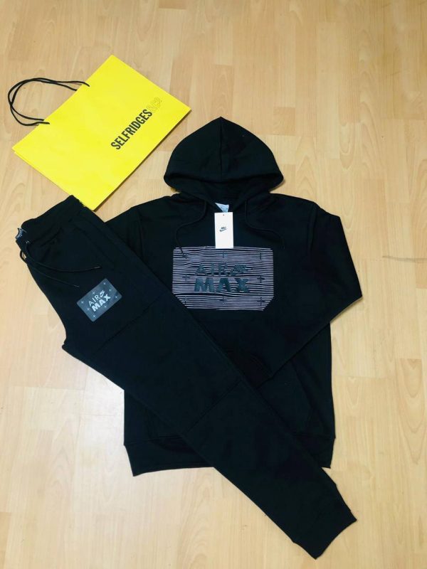 Nike Air Max Stretch Graphic Men's Hoodie Set Tracksuit in 3 Colors