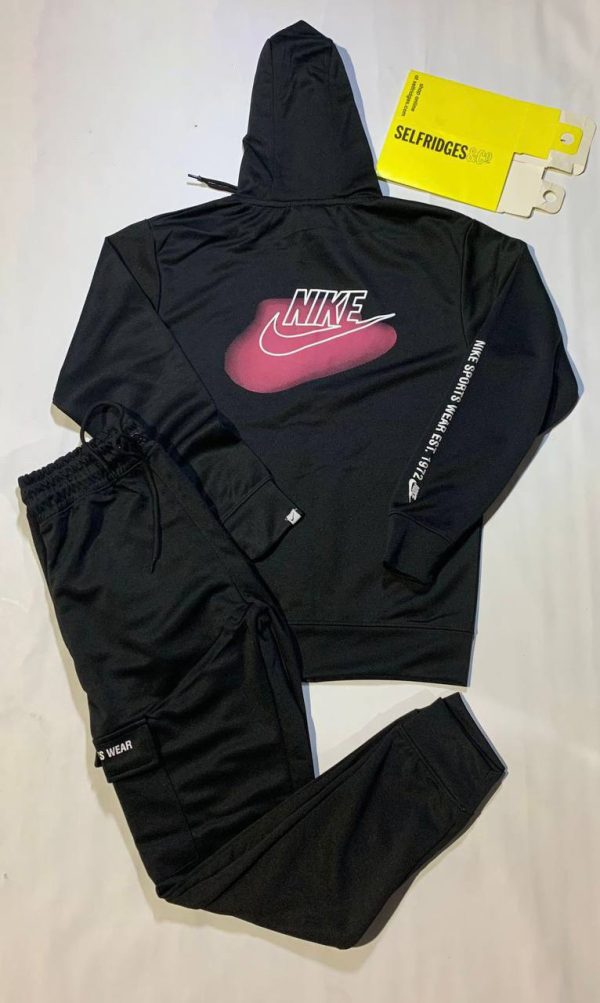 Nike Supreme Applique Hooded Sweatshirt With Pant Set For Men’s