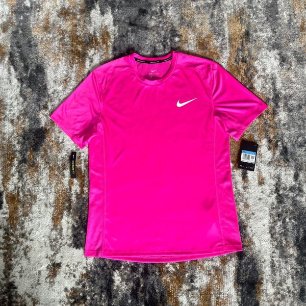 Nike Miler Pink Tops Dri Fit T-Shirt
