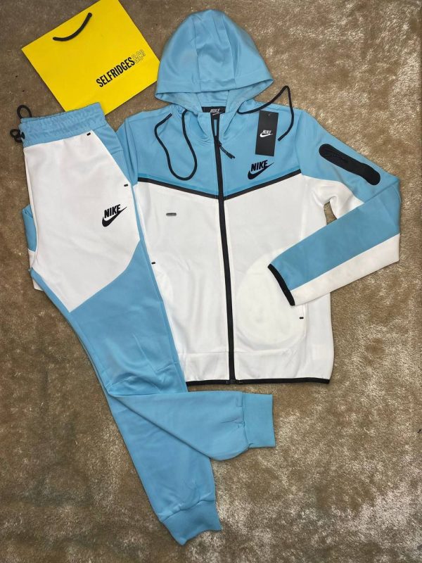 Nike Sportswear Tech Fleece Full-Zip Hoodie Tracksuit Set For Men’s