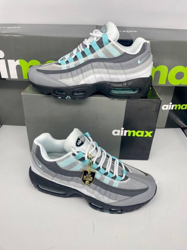 Nike Air Max 95 Hyper Turquoise White Grey Men's Trainers