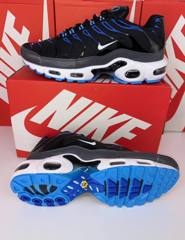 Nike Air Max Plus Black & Royal Grey Trainers For Men's