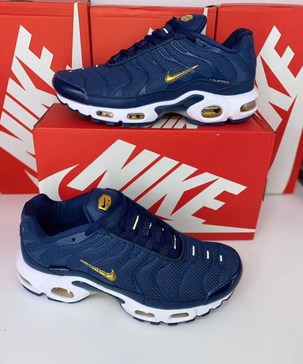 Nike Air Max Plus FFF Midnight Navy Metallic Blue Trainers For Men's