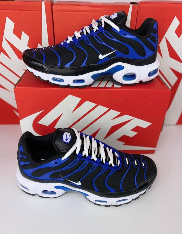 Nike Air Max Plus Black Racer Blue Trainers For Men's