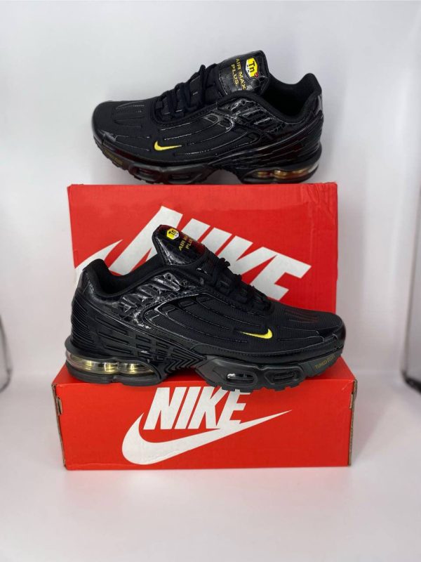 Nike Air Max Plus 3 Black Wolf Grey Men's Sneakers