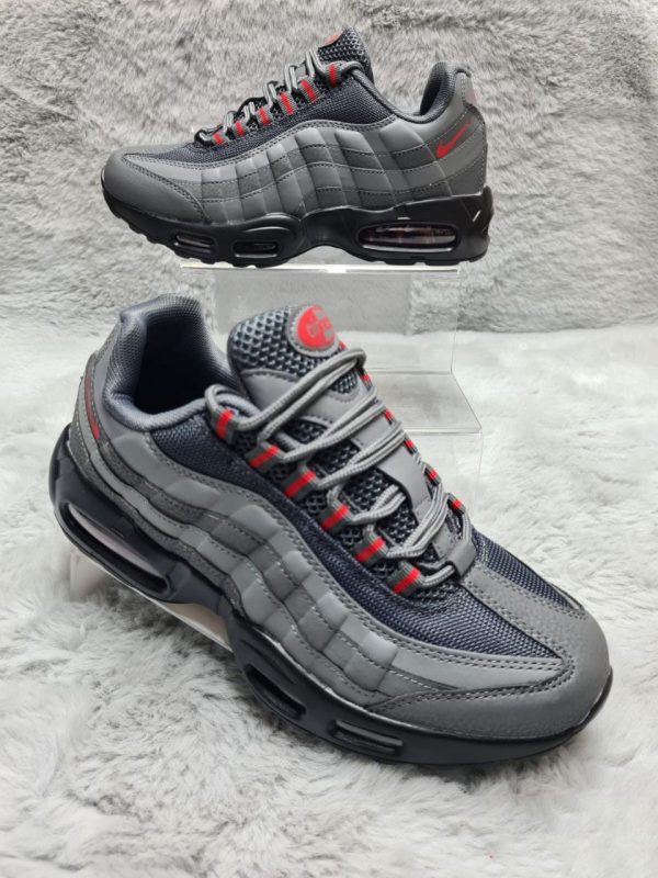 Nike Air Max 95 Grey Red Trainers For Men's