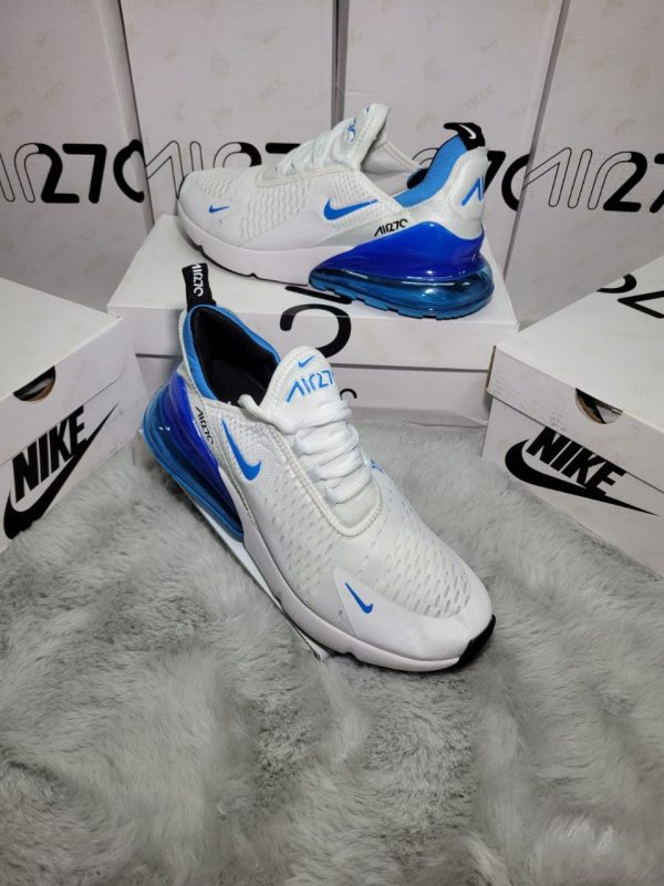 Nike Air Max 270 White Royal Trainers For Men's