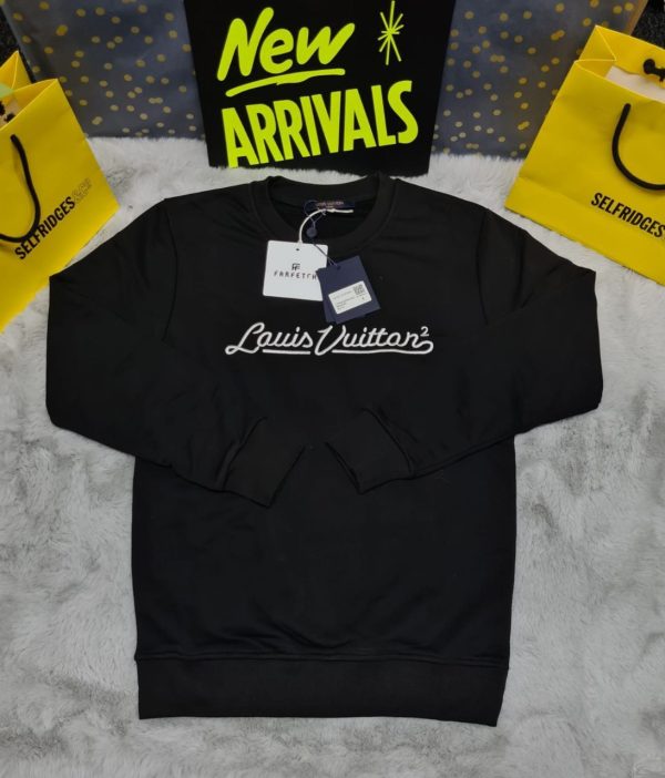 Louis Vuitton Crew Neck Jumpers For Men's Women's