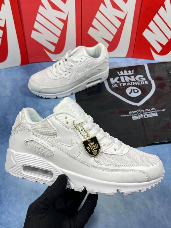 Nike Air Max 90 Triple White Men's Trainers