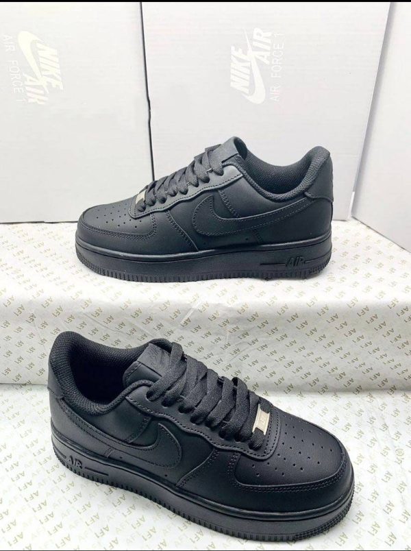 Nike Air Force 1 '07 Black Trainers For Women's