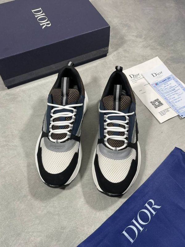 Dior B22 Blue & White Trainer For Men's