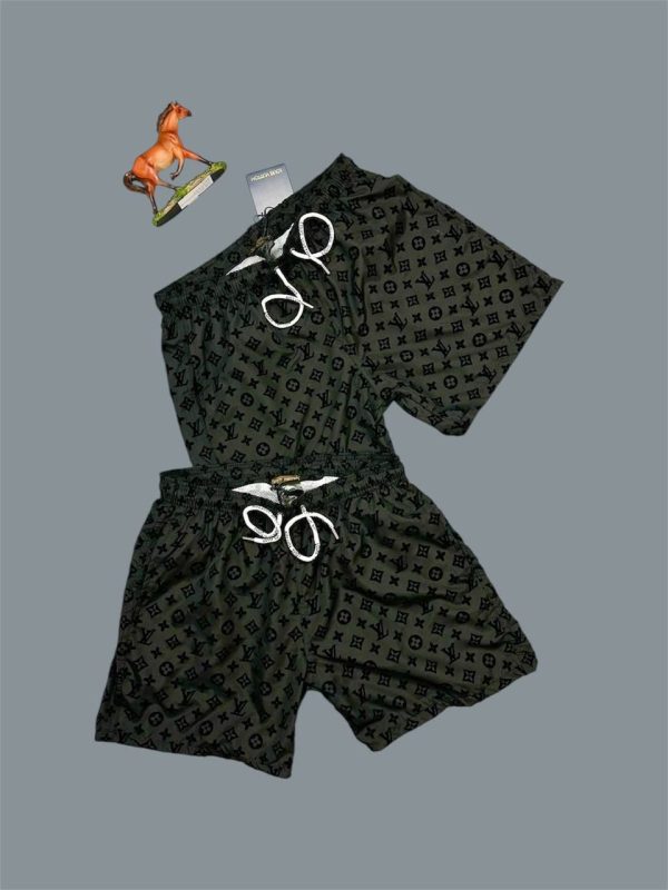 Louis Vuitton Black Logo LV Swim Shorts For Men's