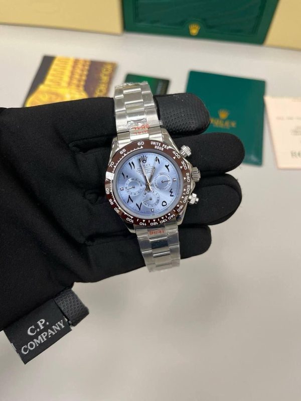 Rolex Daytona Platinum with Arabic Ice Blue Dial Men's Watch