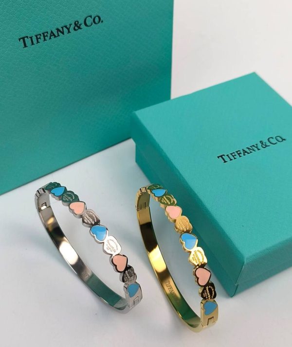Tiffany & Co. Forever Love Heart Bracelet For Women's in 2 Colors