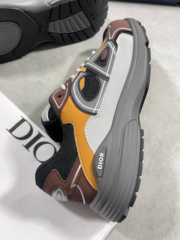Dior B30 Brown Beige Orange Trainer For Mens