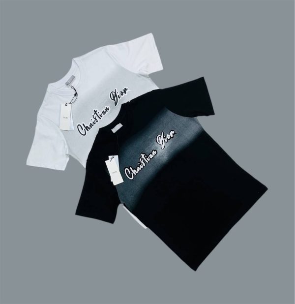 Christian Dior Logo Printed T-Shirts For Men's in 2 Colors