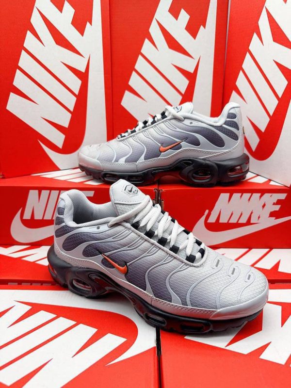 Nike TN Air Max Plus Wolf Grey & Orange Men's Trainers