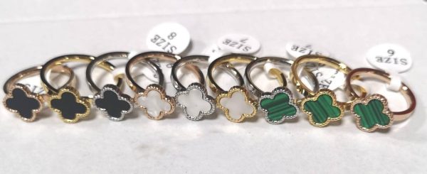 Van Cleef & Arpels Clover Rings in Different Color