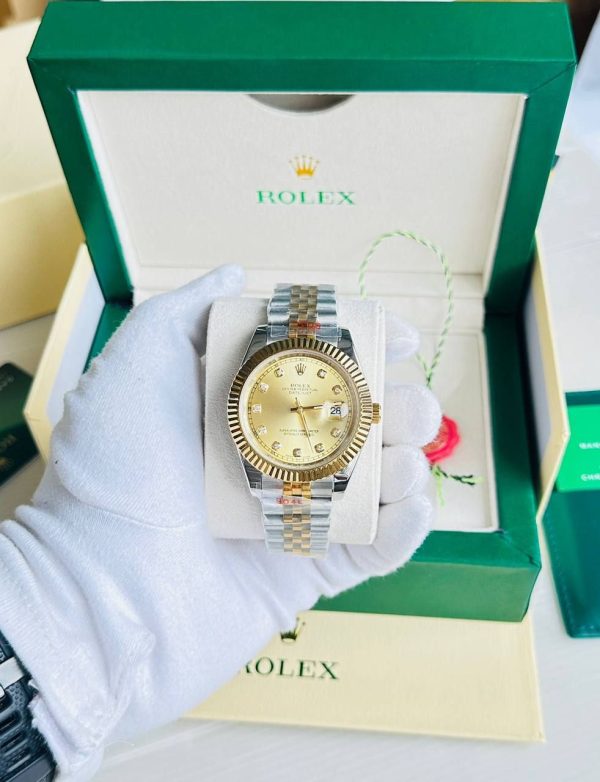 Rolex Datejust Two Tone Yellow Men's Watch