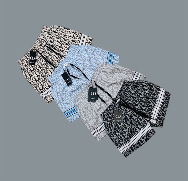 Dior Oblique Logo Printed Swim Shorts For Men's in Different Colors