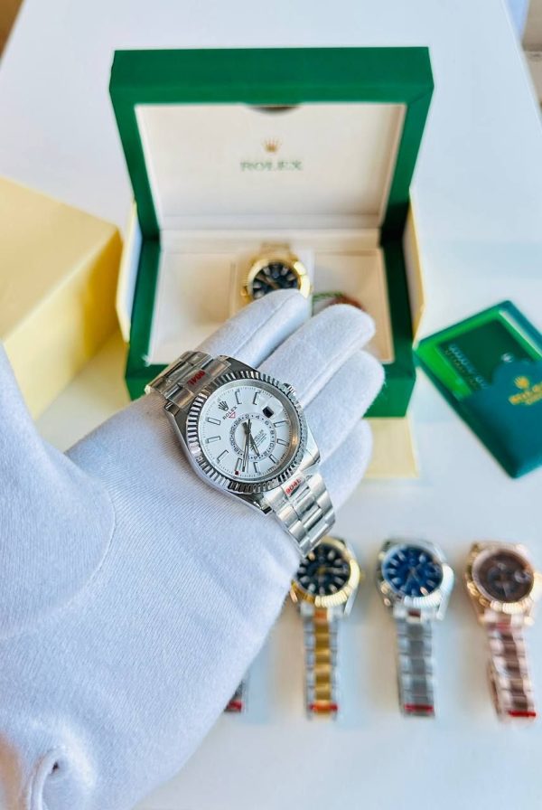 Rolex Sky Dweller White Dial Men's Watch