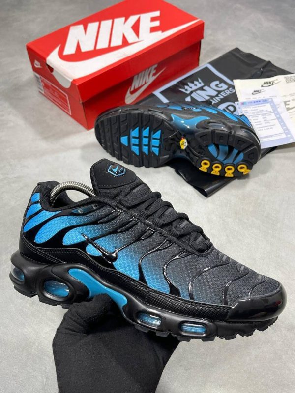 NIKE AIR MAX TN PLUS Black & Blue Men's Trainers